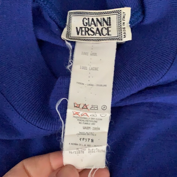 Vintage Gianni Versace 100% Wool Sweater - Picture 5 of 12